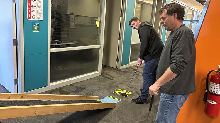 Pasonites also tapped into their creative sides and constructed a mini-golf course! Each station had a unique theme, including Alice in Wonderland, The Mandalorian, storybooks, a pool hall, and AWS DeepRacer!